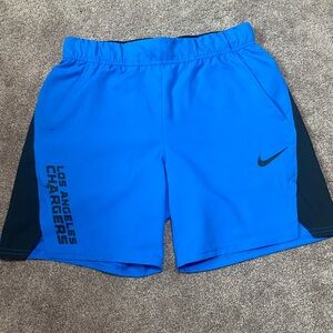 Los Angeles Chargers Nike Shorts Men's Small Blue